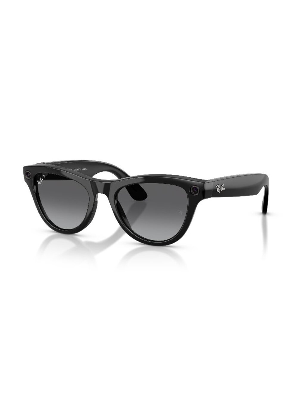 New Ray-Ban Meta Unisex Sunglasses Black Injected Frame Ray Ban RW4014 SKYLER T3
